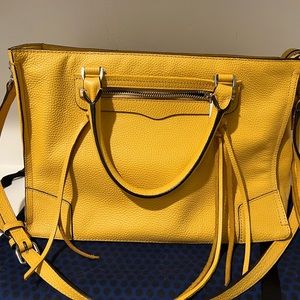 Stunning Rebecca Minkoff Regan in Yellow French grain - rare!